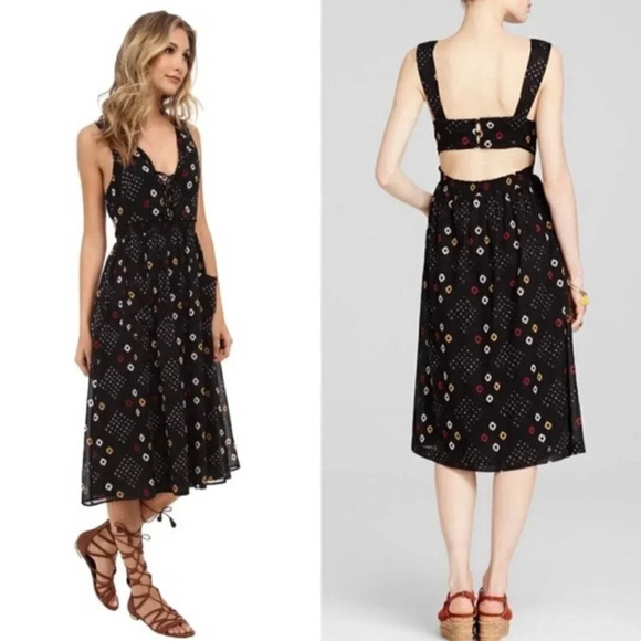 Free People Wildflowers Sleeveless Midi Dress - Picture 2 of 6